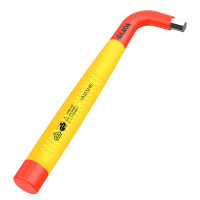 老A (LAOA)绝缘内六角扳手铬钒钢公制电工内六角螺丝刀5mm LA153145