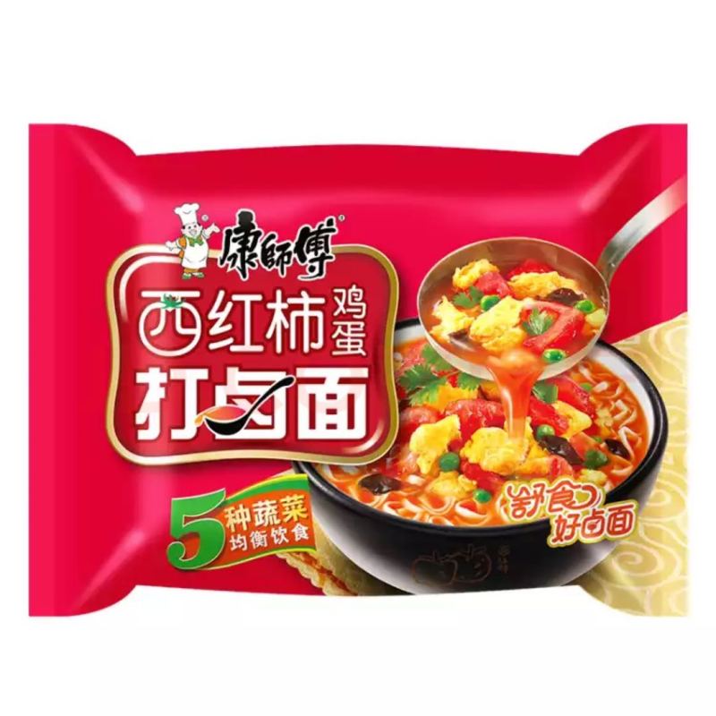 康师傅经典西红柿打卤面102g*5