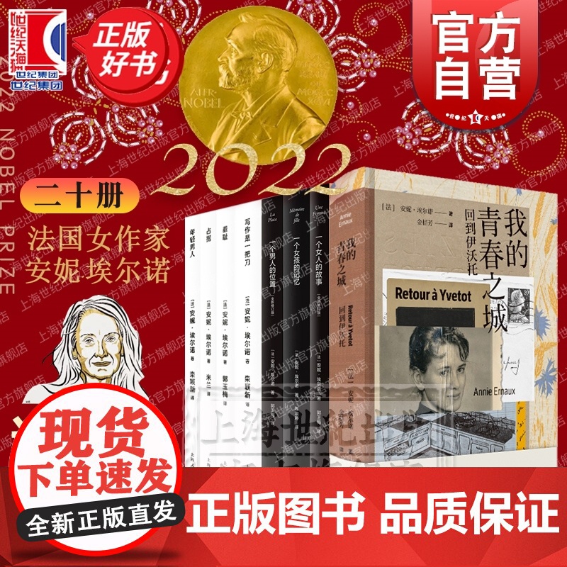 安妮埃尔诺作品集20种 诺贝尔文学家得主高清大图