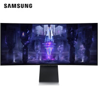 三星(SAMSUNG) 34英寸曲面OLED带鱼屏175Hz原生0.1ms电竞游戏显示器旋转升降内置音箱Type-C 65W HDR400 S34BG850SC (HDMI2.1)