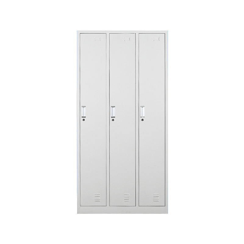 鸿业盛大(HONG YE SHENG DA)透气孔设计3门更衣柜(高1800mm*宽900mm*深420mm)