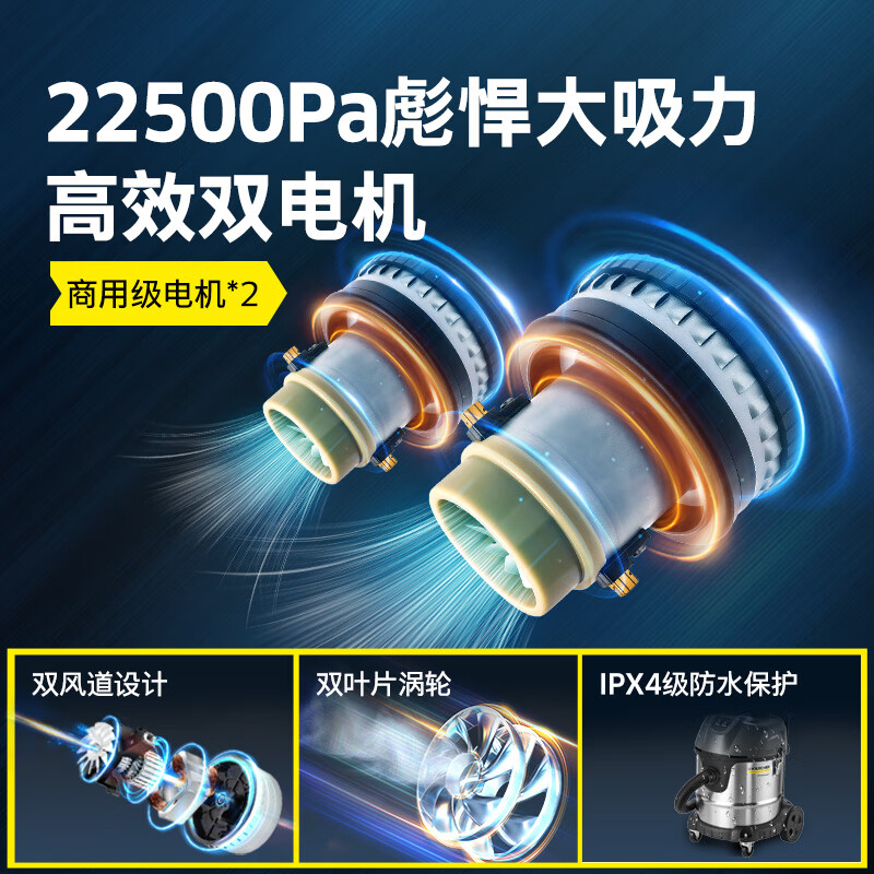 卡赫(KARCHER) NT 50/2 Me Classic *CN 吸尘器 (计价单位:台) 灰银高清大图