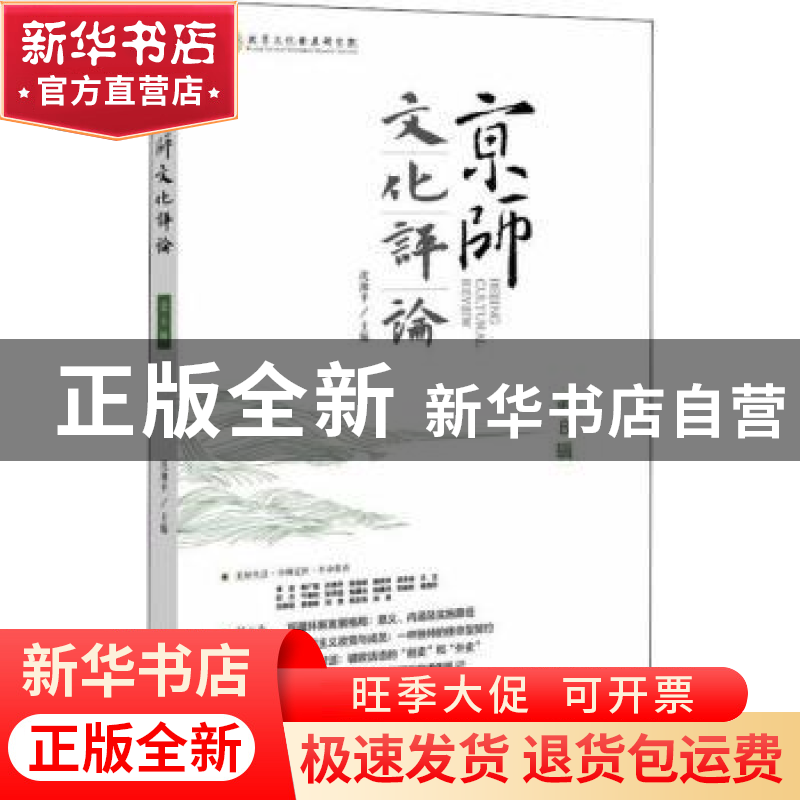 正版 京师文化评论.第8辑 沈湘平 社会科学文献出版社 9787520198