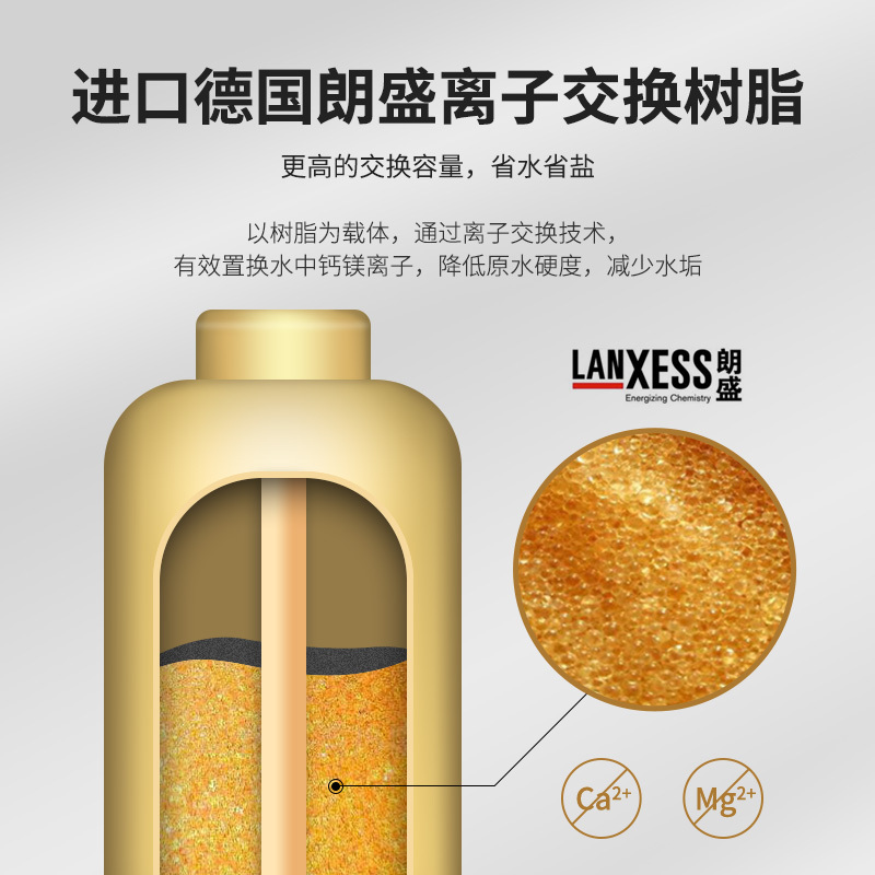 (SYR)汉斯希尔中央软水机 全屋除水垢净水器 家用软水处理器WS-GE4L-07