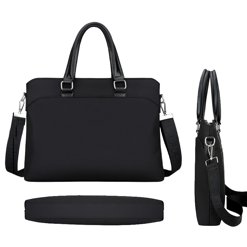 植巾 JYGWB120 15.6寸 加厚牛津布 款式3 商务公文包1个 黑色高清大图