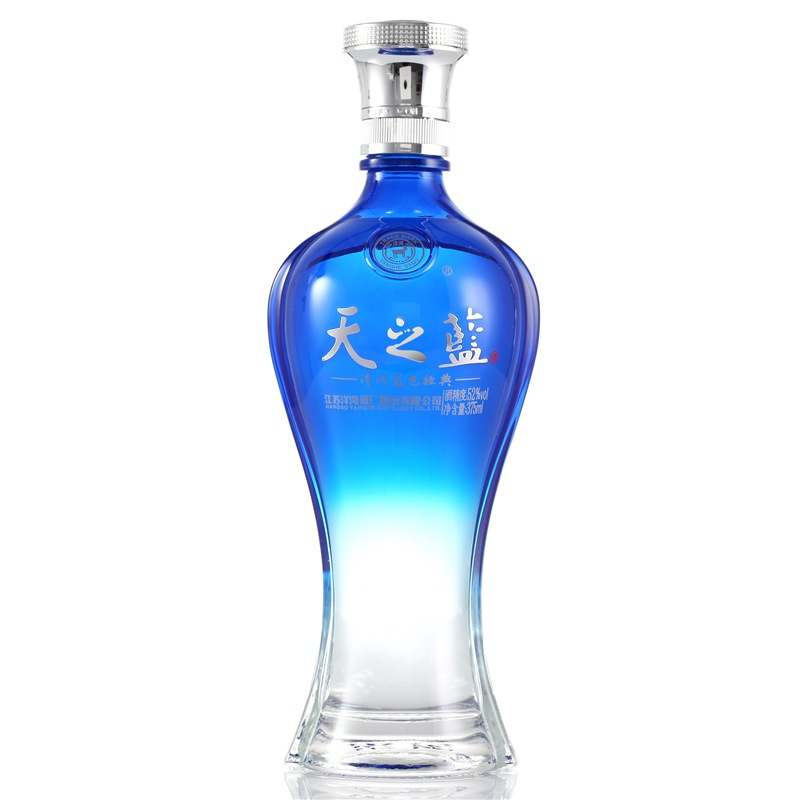 洋河 蓝色经典 天之蓝52度375ml*6瓶 整箱装 浓香型白酒(新老包装随机发货)