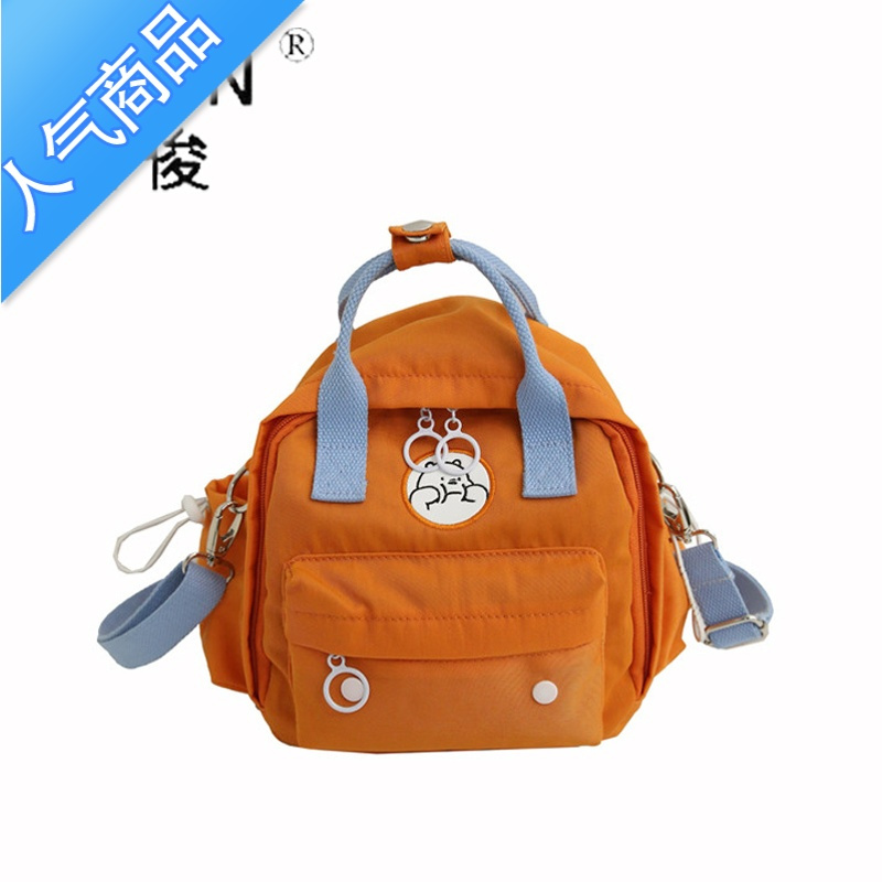 封后上新小包包双肩包女小清新少女日系软妹帆布斜跨背包百搭迷你书包学生书包