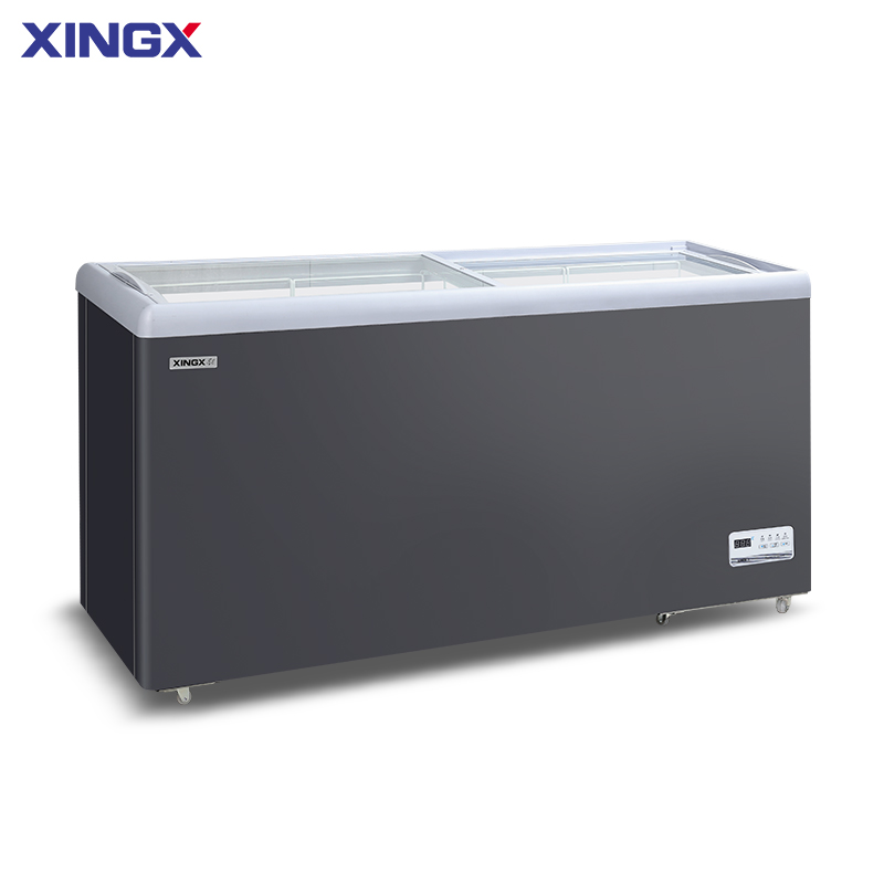 星星(XINGX)SD/SC-380B商用展示柜玻璃门冷藏冷冻单温转换卧式冰柜超市便利店海鲜雪糕展示雪糕速冻冷冻柜