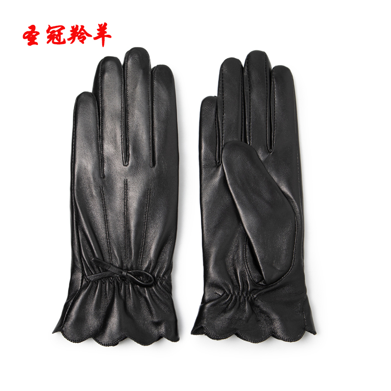 圣冠羚羊 防寒皮手套(触屏精品)女款 均码高清大图