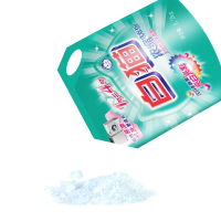 白猫新浓缩洗衣粉(丹麦进口生物酵素)1200g*6 亮白亮彩低泡易漂手洗机洗低温速溶