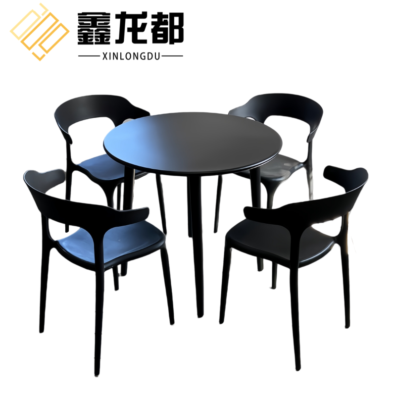 鑫龙都 休闲桌椅70cm套