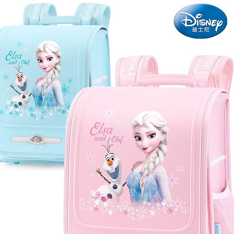 迪士尼(DISNEY)小学生书包女童一三四年级冰雪奇缘女孩儿童双肩包