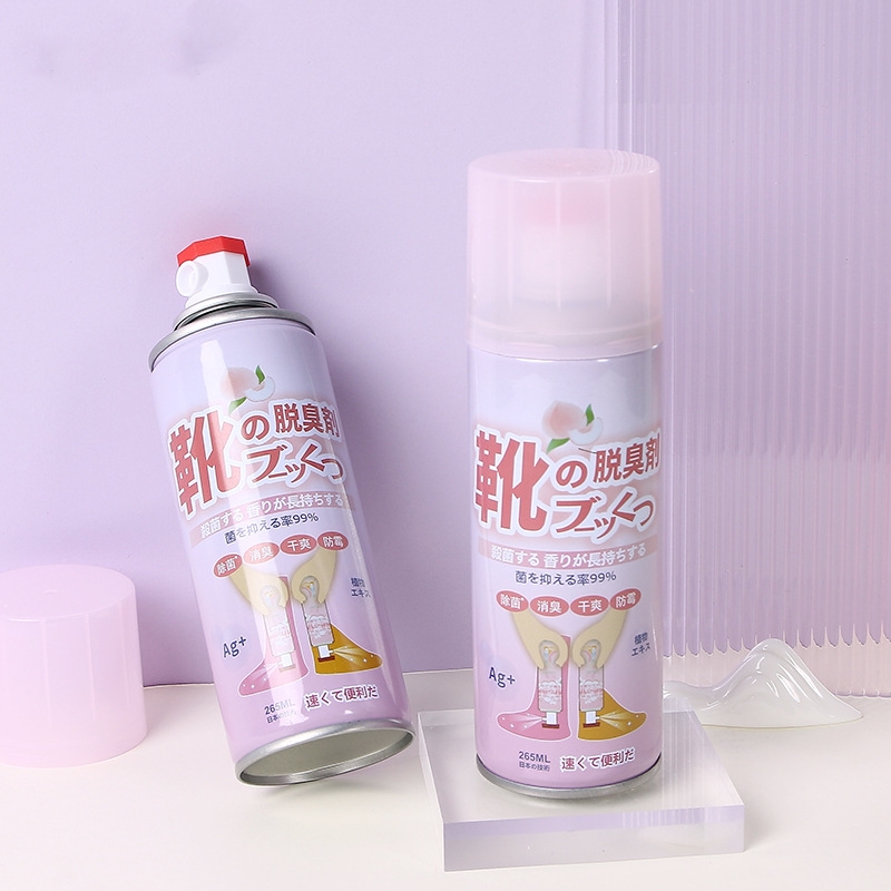 [2瓶]新包装 鞋子除臭喷雾鞋袜去脚臭鞋柜球鞋防臭杀菌除菌剂去除异味臭味神器 265ml/瓶高清大图