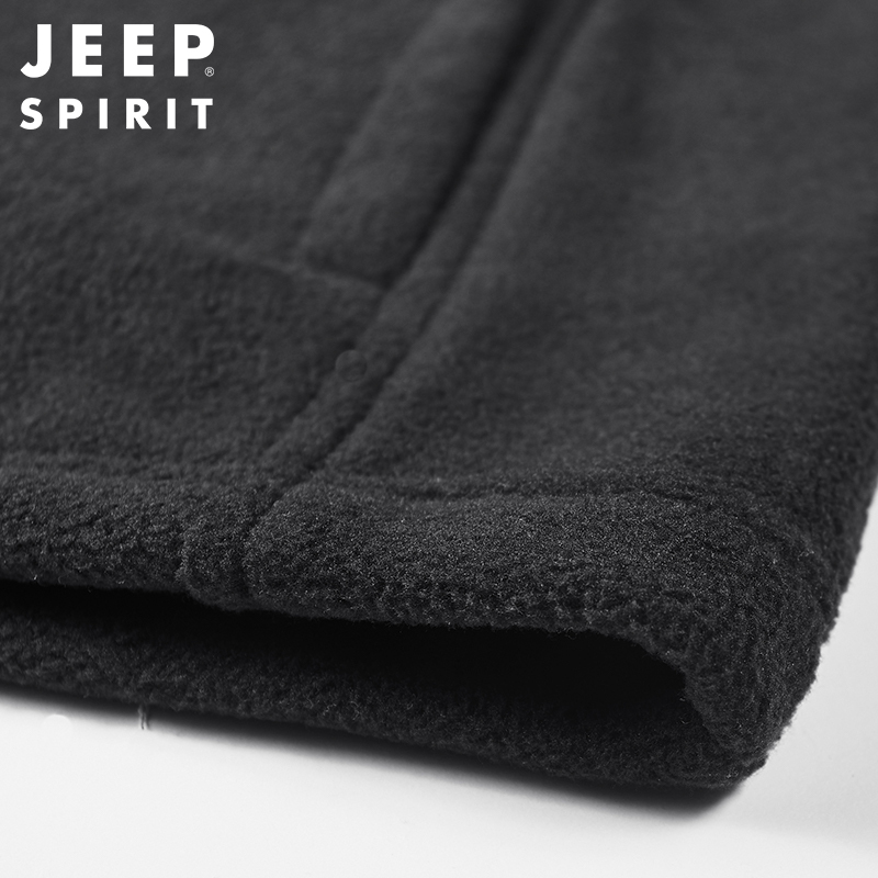 JEEP SPIRIT吉普马甲男2021秋季新款加绒坎肩马夹背心休闲户外中青年男士保暖上衣