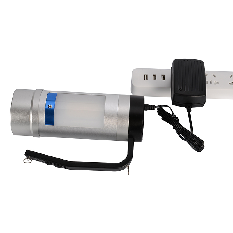简鼎 JD6314 2x12W IP68 DC22.2V LED 5700K 手提式防爆探照灯(计价单位:盏) 银色高清大图