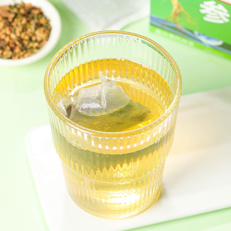 [2盒] 同仁堂参七舒洛茶桑叶山楂葛根杏仁木瓜黄精荷叶甘草菊花姜人参茶养生茶官方旗舰店高清大图