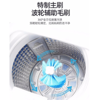 奥克斯(AUX) HB55Q75-A1658R 全自动洗鞋机(黑色) 小型刷鞋神器 毛刷可拆 鞋衣两用