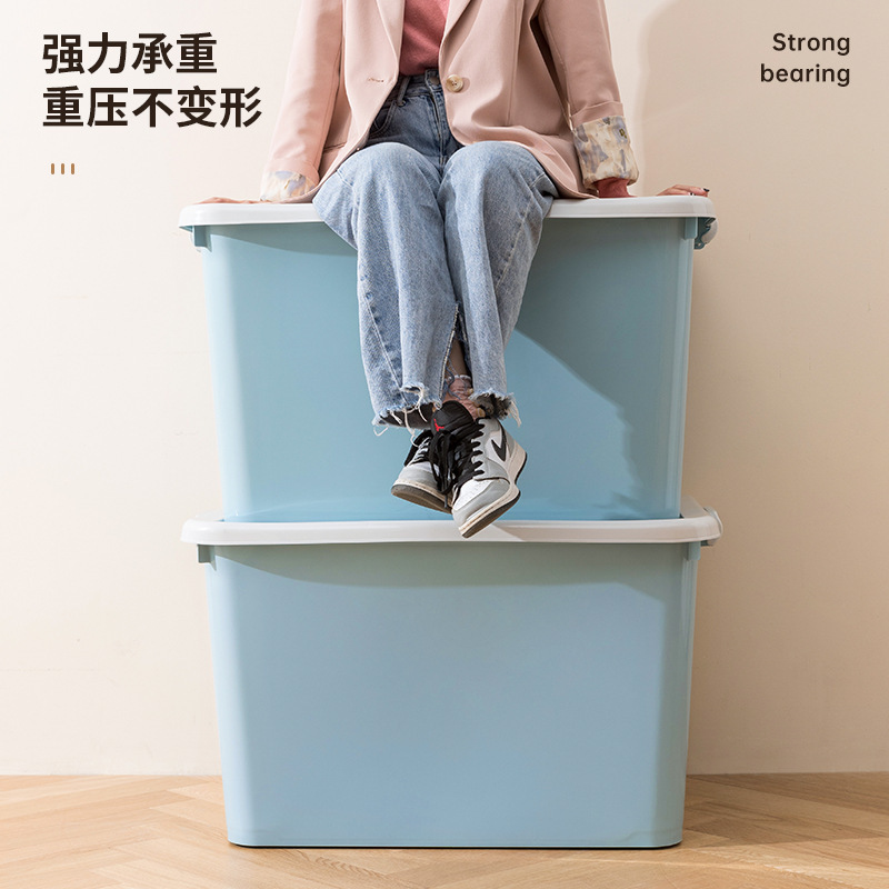 安可馨储物箱收纳箱250#81*59*49cm北欧灰AKX-CWX-0018 单位:个