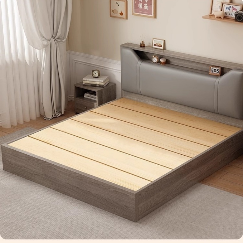 铭思达实木软 包床高清大图