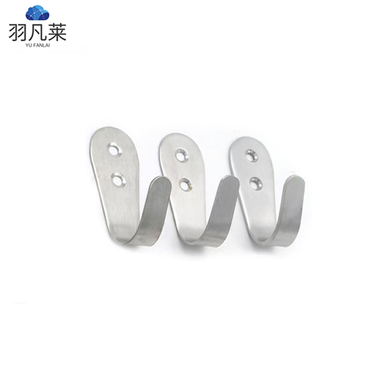 羽凡莱 不锈钢U型衣帽钩 3mm厚 个高清大图