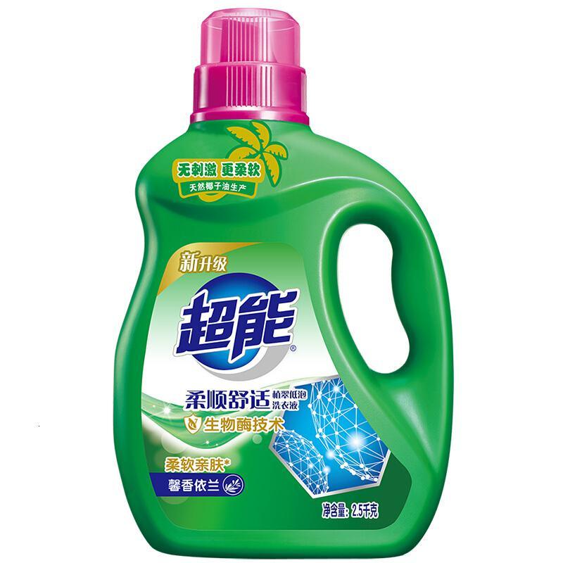 超能 植翠低泡洗衣液(柔顺舒适)2.5kg