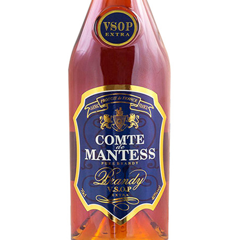 法国原装进口洋酒雅纳克产区马特斯伯爵白兰地vsop700ml40volvsop级别