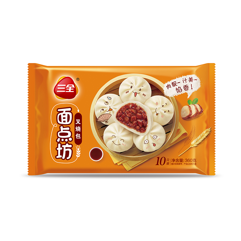 三全叉烧包360g