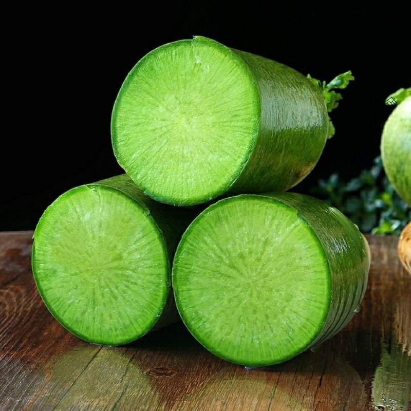 水果萝卜新鲜青萝卜生吃甜脆沙窝萝卜绿蔬菜