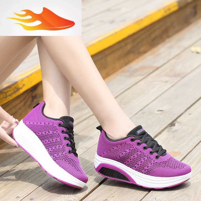 basket)女士圆头单鞋551446206122 fish basket夏季韩版透气摇摇鞋女