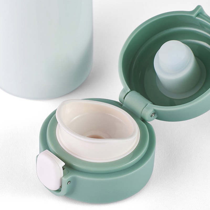 亚莉保温杯 10404BYLB-300GN 家用便携弹跳杯绿色 300mL (单位:个)