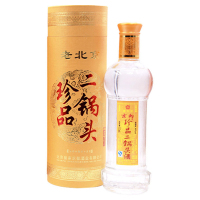 皇家京都 黄圆桶珍品二锅头酒 白酒 45度 500ml