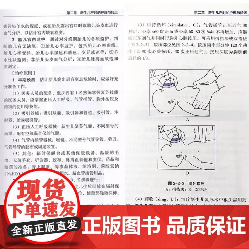 实用新生儿护理学手册+实用儿科护理学 新生儿婴儿护理养育指南 儿科专科护理 儿科护理学第四七版参考书 儿科医学书籍 可开高清大图