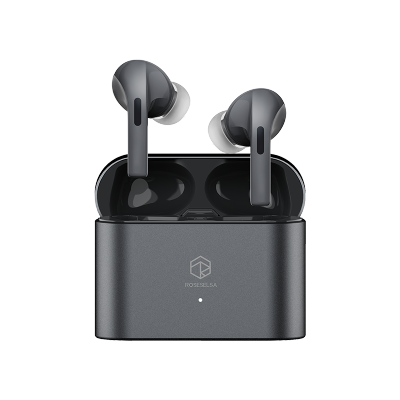弱水时砂【周传雄推荐】Earfeel i5无线蓝牙耳机入耳HiFi音质游戏运动耳机主动降噪长续航 武士黑