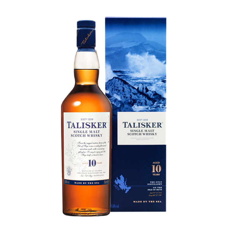 [保税仓发货]talisker 10年700ml 苏格兰单一麦芽威士忌进口洋酒