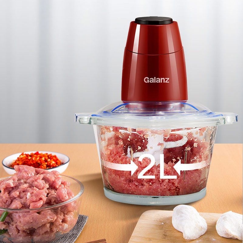 格兰仕(Galanz)绞肉机多功能家用2L大容量双档玻璃杯WJ2002搅拌机