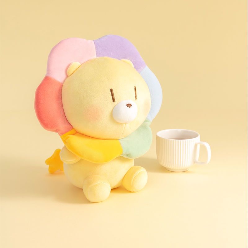 miniso名创优品小狮bobo系列坐姿趴姿公仔玩偶毛绒玩具儿童可爱坐姿