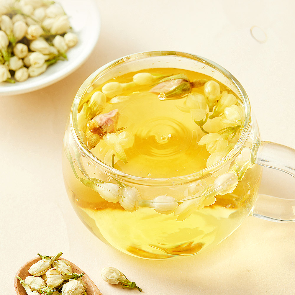 燕之坊 茉莉花茶48g/罐 花果茶草本汉方代茶饮中式茶饮润养滋补清凉去火独立包装高清大图