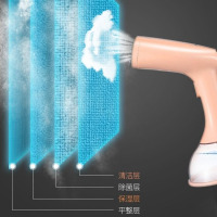[苏宁宜品定制]手持挂烫机家用小型便携式电熨斗迷你烫斗蒸汽刷旅行熨烫机/一档粉色