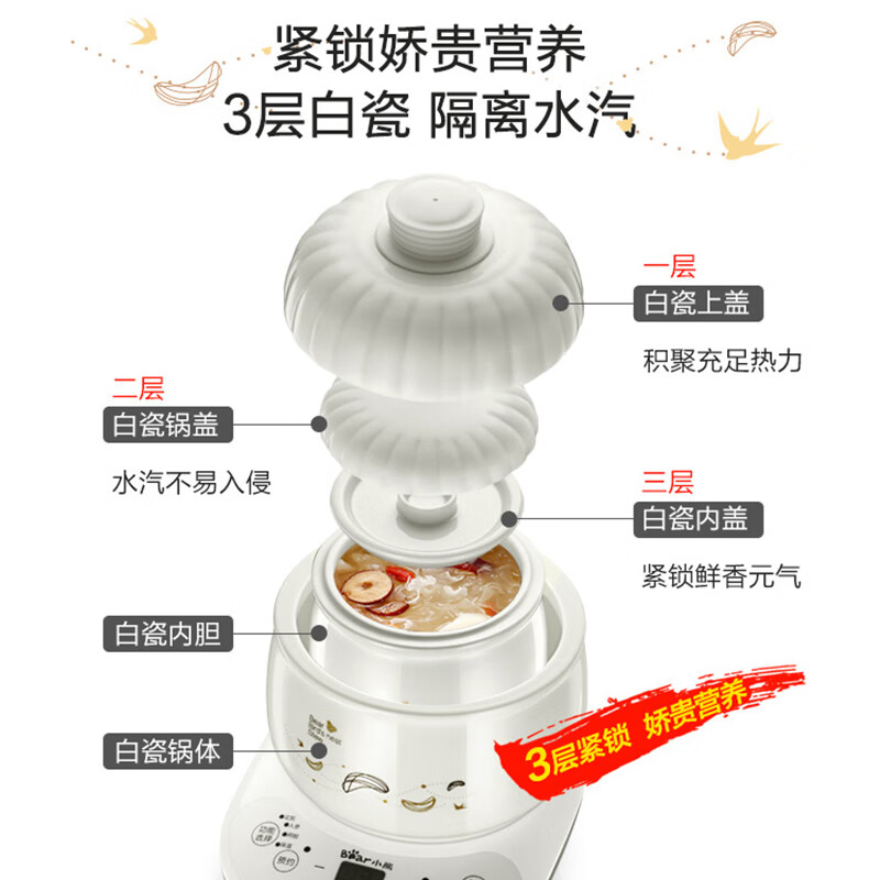 小熊 电炖盅DDZ-B06R1高清大图