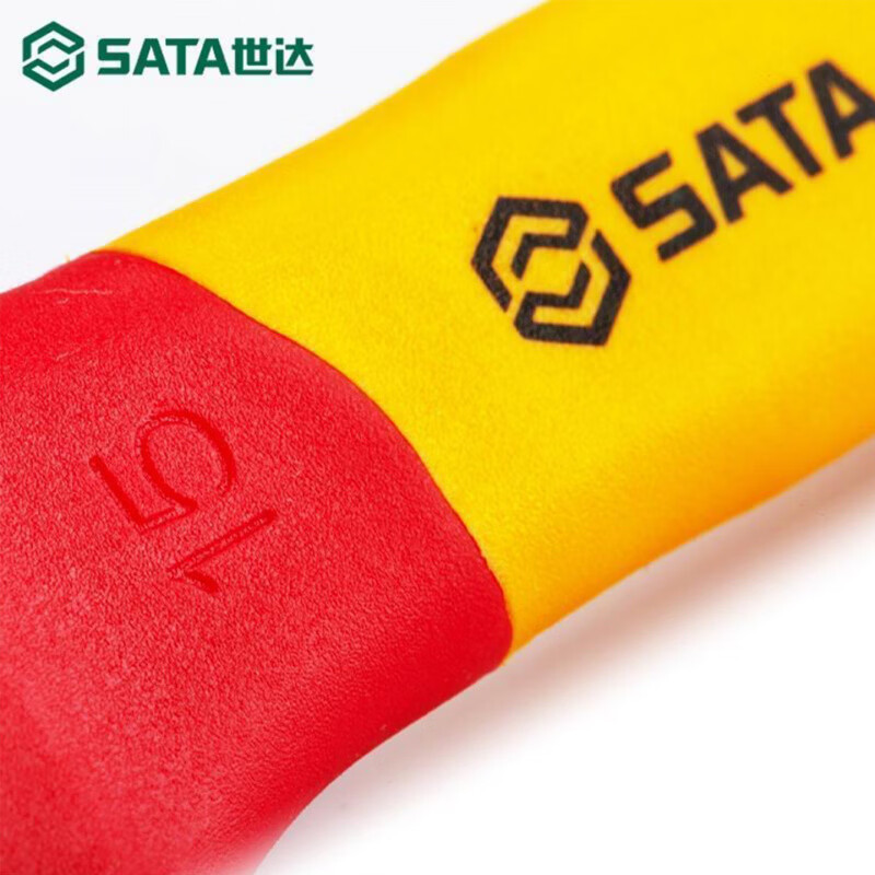世达(SATA)41308 VDE绝缘开口扳手8MM高清大图
