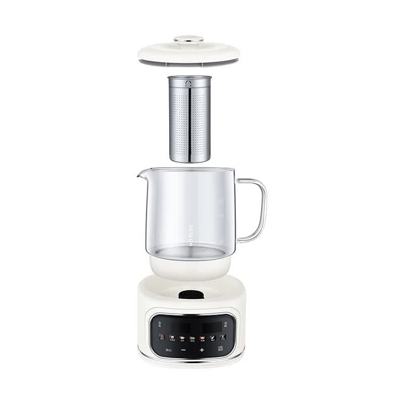 德世朗养生壶DDQ-SH227 家用玻璃煮茶壶花茶壶电热壶多功能1.2L高清大图