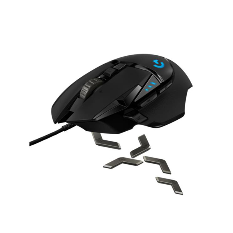 罗技(Logitech)G502 HERO主宰者有线电竞游戏吃鸡鼠标加重模块台式机笔记本绝地求生赛博朋克G502升级款高清大图