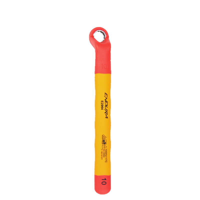 力易得 双色VDE绝缘梅花扳手 电工扳手 11mm E2965 1把(货期3-5天)