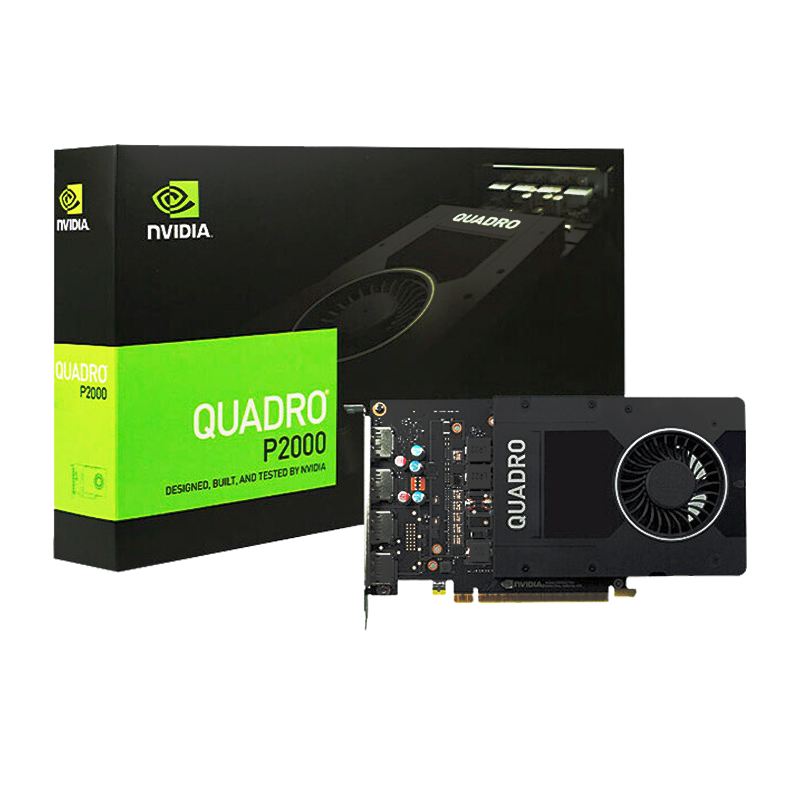 丽台(LEADTEK) NVIDIA P2000 5GB专业图形显卡平面工业设计3D建模渲染视频剪辑后期做图绘图显卡 原厂盒装高清大图