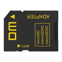 DM TF(MicroSD)存储卡 SD-T TF转SD小卡转大卡适配器单反相机高速内存卡microSD卡套