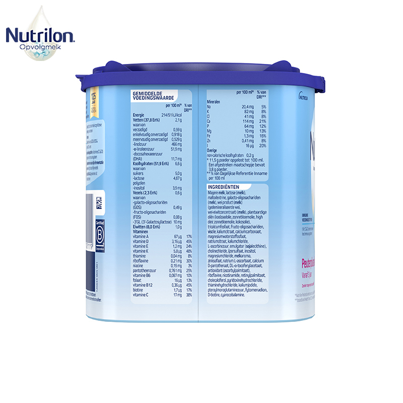 [全球购]荷兰牛栏Nutrilon 6段婴幼儿奶粉36个月以上400g 6罐装 2023.12