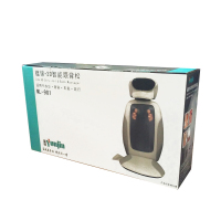 正礼ML-901按摩靠垫多功能全身震动揉捏腰部背部肩部按摩车载家用靠垫坐椅垫 支持温热 颈背腰臀部同时按摩功能