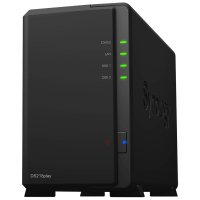 群晖(Synology) DS218 play 四核 2盘位 NAS网络存储服务器 (无内置硬盘 )