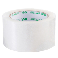 得力 33301 高品质高透明封箱胶带打包胶带 办公用品 60mm*100y*45um(91.4m/卷) 24卷/箱