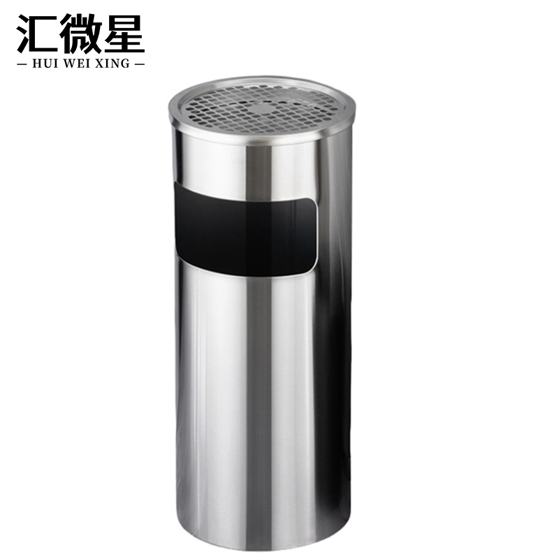 汇微星不锈钢垃圾桶高清大图